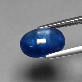 3.19カラットの天然ブルーカイヤナイト、透明、透明/半透明