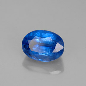 1.44カラットの天然ブルーカイヤナイト（7.2×5.3 mm・オーバルカット）