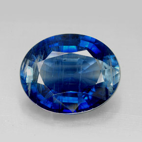 11.63カラットの天然ブルーカイヤナイト（16.1×13 mm・オーバルカット）