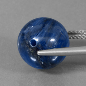 15.55カラットの天然ブルーカイヤナイト、スフェア / ボール、オペーク