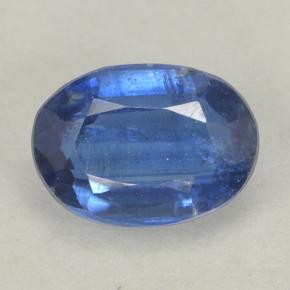 1.12カラットの天然ダークブルーカイヤナイト（7.4×5.3 mm・オーバルカット）