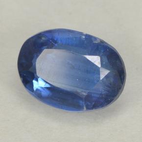 1.12カラットの天然ダークブルーカイヤナイト（7.4×5.3 mm・オーバルカット）