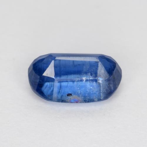 0.70カラットの天然明るいブルーカイヤナイト（6.3×4.1 mm・オーバルカット）