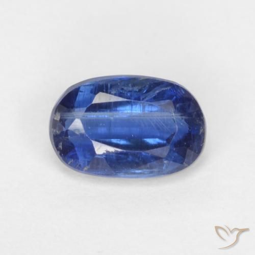 0.68ct 天然 ディープブルー カイヤナイト, 楕円形, SI-I1