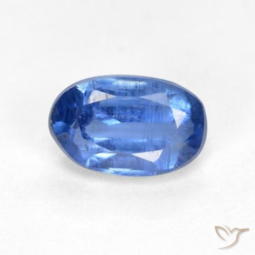 0.69ct 天然 ディープブルー カイヤナイト, 楕円形, VS-SI