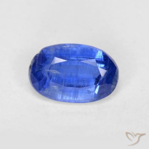 0.62ct 天然 ディープブルー カイヤナイト, 楕円形, SI-I1