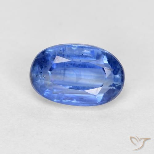 0.67ct 天然 ライトブルー カイヤナイト, 楕円形, SI-I1