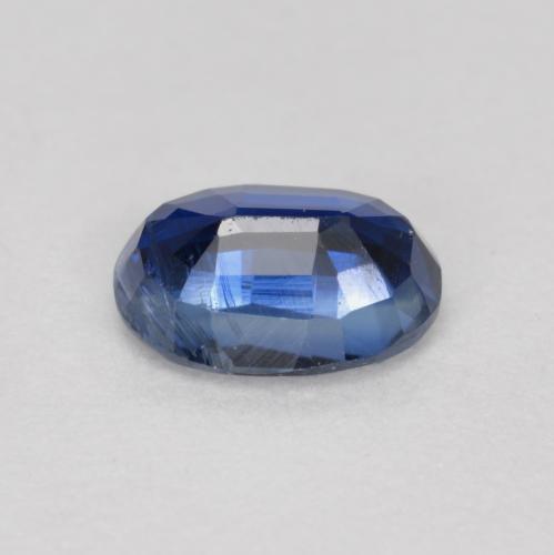 1.00カラットの天然ダークブルーカイヤナイト（6.9×5.1 mm・オーバルカット）