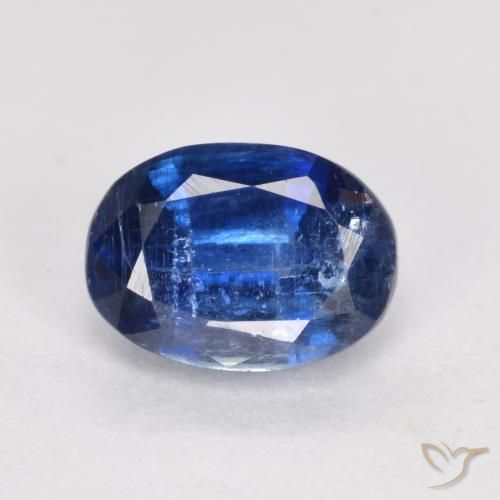 1.29ct 天然 ネイビーブルー カイヤナイト, 楕円形, SI