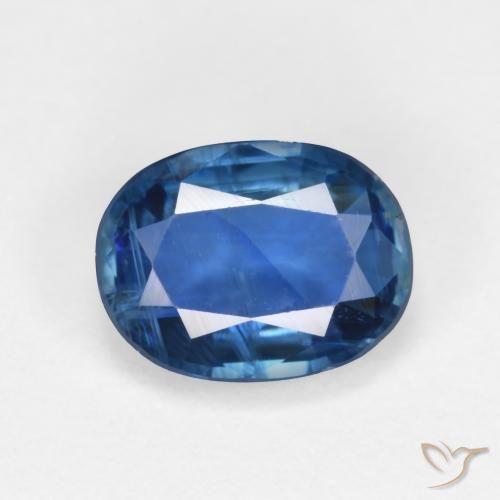 1.82ct 天然 ネイビーブルー カイヤナイト, 楕円形, VS-SI