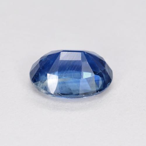 1.71カラットの天然ネイビーブルーカイヤナイト（8.2×6.1 mm・オーバルカット）