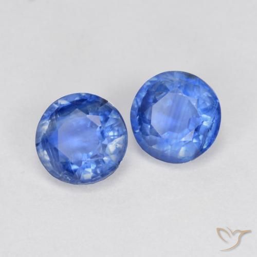 Shop natural 1.40ct 薄いネイビーブルー カイヤナイト gems, ラウンド, from ネパール at GemSelect. In stock, global shipping!