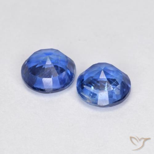 Shop natural 1.40ct 薄いネイビーブルー カイヤナイト gems, ラウンド, from ネパール at GemSelect. In stock, global shipping!