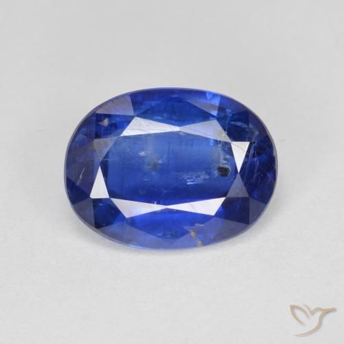 2.90ct 天然 ネイビーブルー カイヤナイト, 楕円形, SI