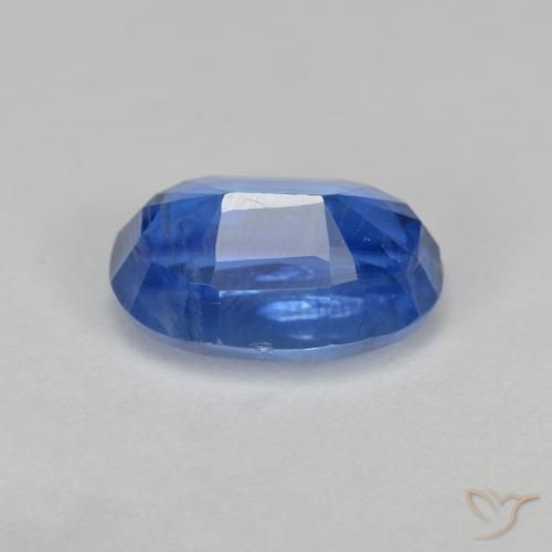 2.95カラットの天然明るいブルーカイヤナイト（9.6×7.1 mm・オーバルカット）