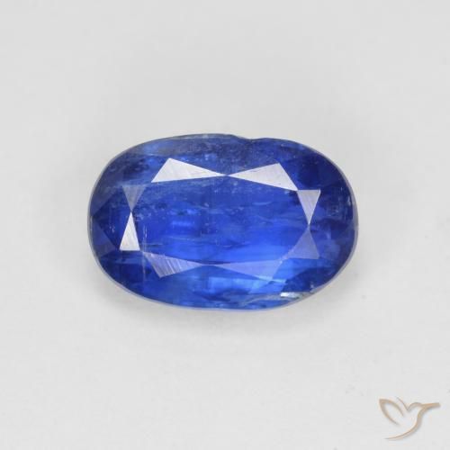 2.25ct 天然 ネイビーブルー カイヤナイト, 楕円形, SI-I1