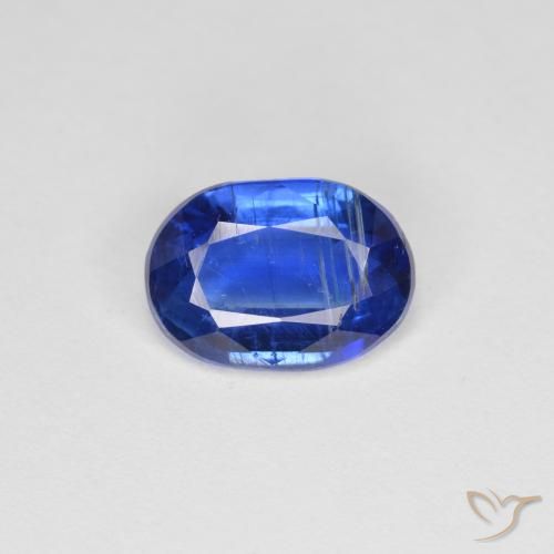 2.82ct 天然 ネイビーブルー カイヤナイト, 楕円形, VS-SI