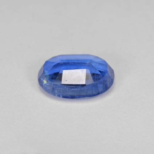 3.12カラットの天然ネイビーブルーカイヤナイト（10.1×7.6 mm・オーバルカット）