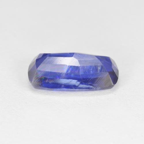 2.68カラットの天然濃いブルーカイヤナイト（10.7×6 mm・クッションカット）