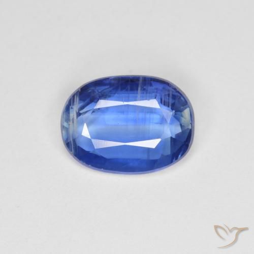 2.25ct 天然 ネイビーブルー カイヤナイト, 楕円形, SI