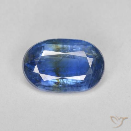 3.20ct 天然 ディープブルー カイヤナイト, 楕円形, SI-I1