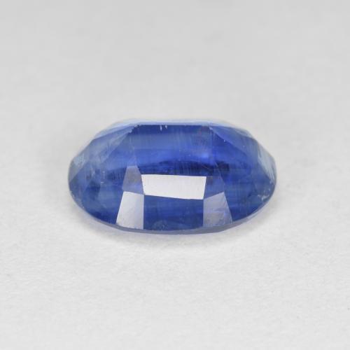 3.22カラットの天然ディープブルーカイヤナイト（10.2×8 mm・オーバルカット）