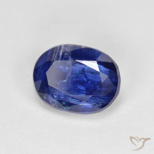 2.04ct 天然 ロイヤルブルー カイヤナイト, 楕円形, VS-SI
