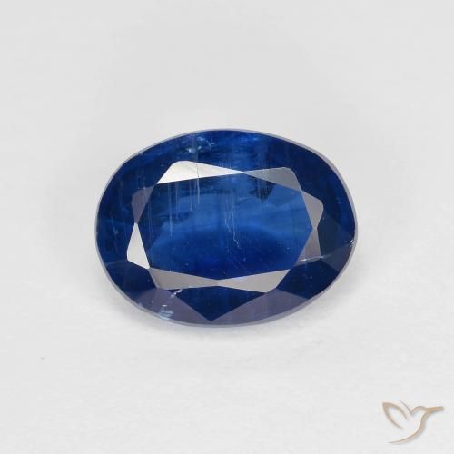1.56ct 天然 ネイビーブルー カイヤナイト, 楕円形, VS-SI
