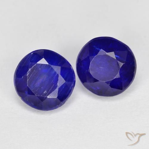 Shop natural 2.55ct 濃いネイビーブルー カイヤナイト gems, ラウンド, from ネパール at GemSelect. In stock, global shipping!