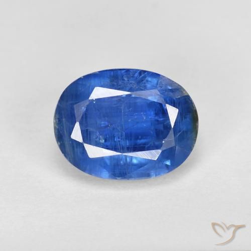 2.07ct 天然 ダークブルー カイヤナイト, 楕円形, SI