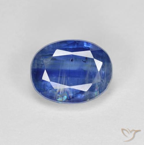 2.02ct 天然 ダークブルー カイヤナイト, 楕円形, SI
