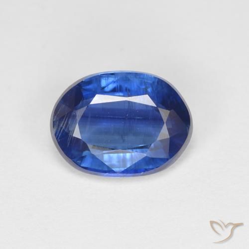 1.54ct 天然 ディープブルー カイヤナイト, 楕円形, SI