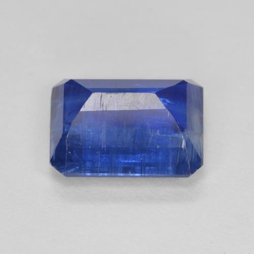 2.87カラットの天然ダークブルーカイヤナイト（9.4×7.5 mm・エメラルドカット）