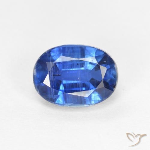 1.31ct 天然 ディープブルー カイヤナイト, 楕円形, SI