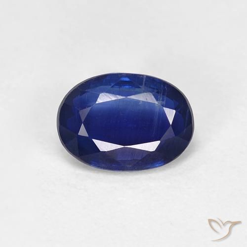 0.96ct 天然 ロイヤルブルー カイヤナイト, 楕円形, VS