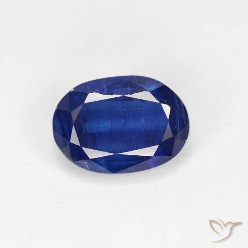 1.18ct 天然 ロイヤルブルー カイヤナイト, 楕円形, VS