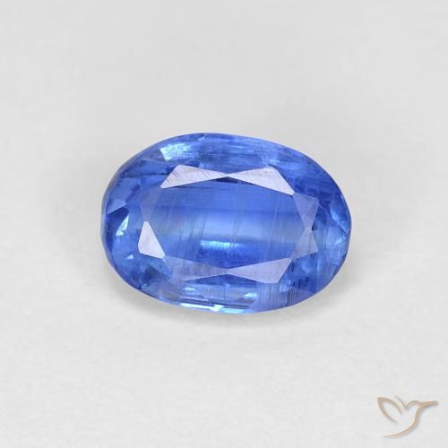 1.04ct 天然 ライトブルー カイヤナイト, 楕円形, VS