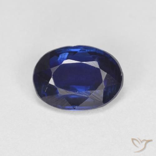 0.98ct 天然 ロイヤルブルー カイヤナイト, 楕円形, VS