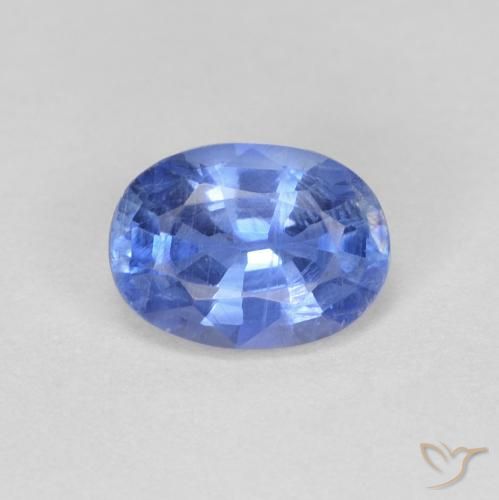0.89ct 天然 ライトブルー カイヤナイト, 楕円形, VS