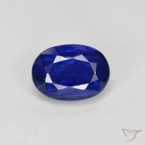 1.32ct 天然 ディープブルー カイヤナイト, 楕円形, SI