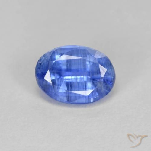 1.24ct 天然 ベイビーブルー カイヤナイト, 楕円形, SI