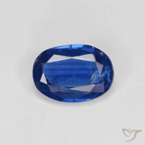 1.02ct 天然 ネイビーブルー カイヤナイト, 楕円形, VS-SI