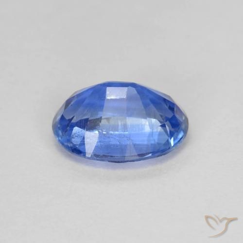 1.60カラットの天然ディープブルーカイヤナイト（8.2×6.1 mm・オーバルカット）