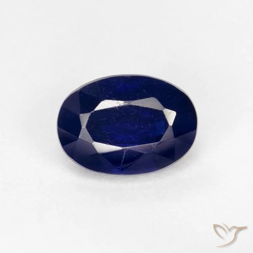 1.12ct 天然 とても濃い青 カイヤナイト, 楕円形, VS-SI