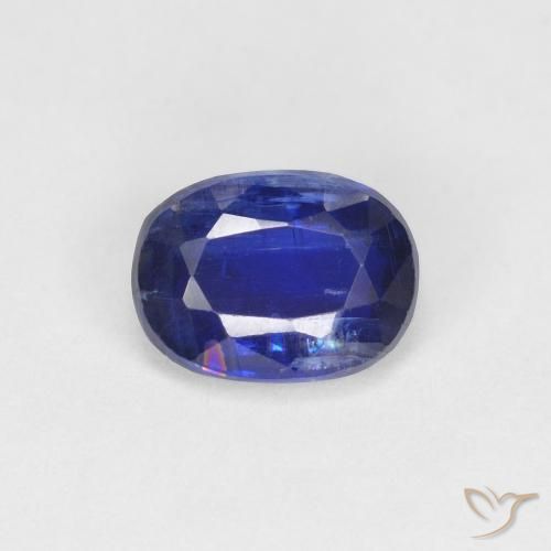 1.30ct 天然 ディープブルー カイヤナイト, 楕円形, VS-SI
