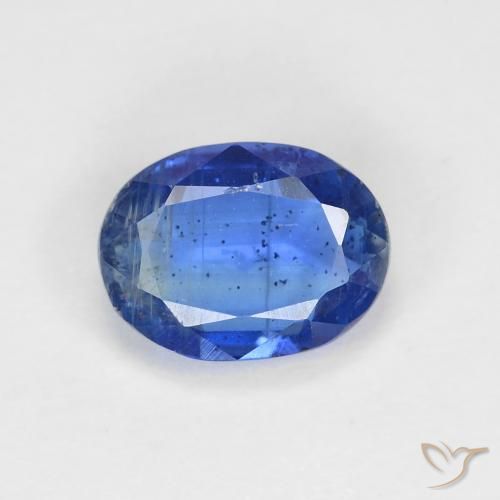 1.74ct 天然 ダークブルー カイヤナイト, 楕円形, VS-SI