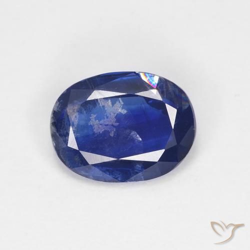 1.42ct 天然 ロイヤルブルー カイヤナイト, 楕円形, VS-SI