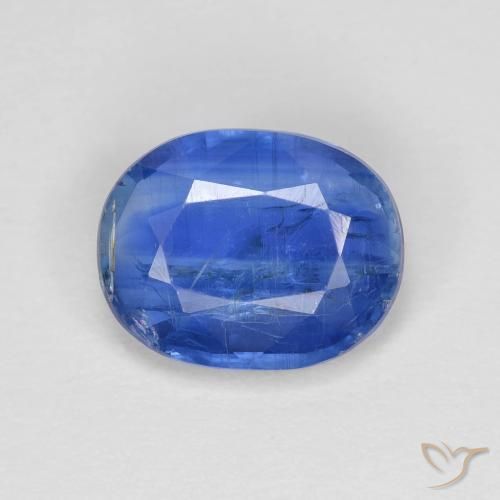 2.92ct 天然 濃いアズールブルー カイヤナイト, 楕円形, VS-SI