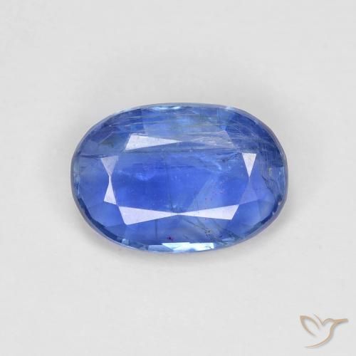 2.65ct 天然 濃いアズールブルー カイヤナイト, 楕円形, VS-SI