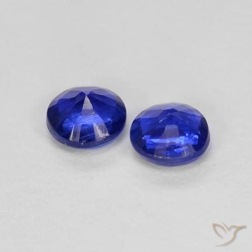 Shop natural 0.47ct 濃いネイビーブルー カイヤナイト gems, ラウンド, from ネパール at GemSelect. In stock, global shipping!